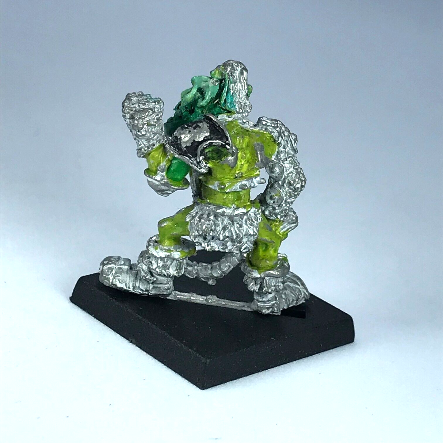 Classic Armoured Orc Warrior Dated 1985 Orcs Goblins - Warhammer Fantasy X13155