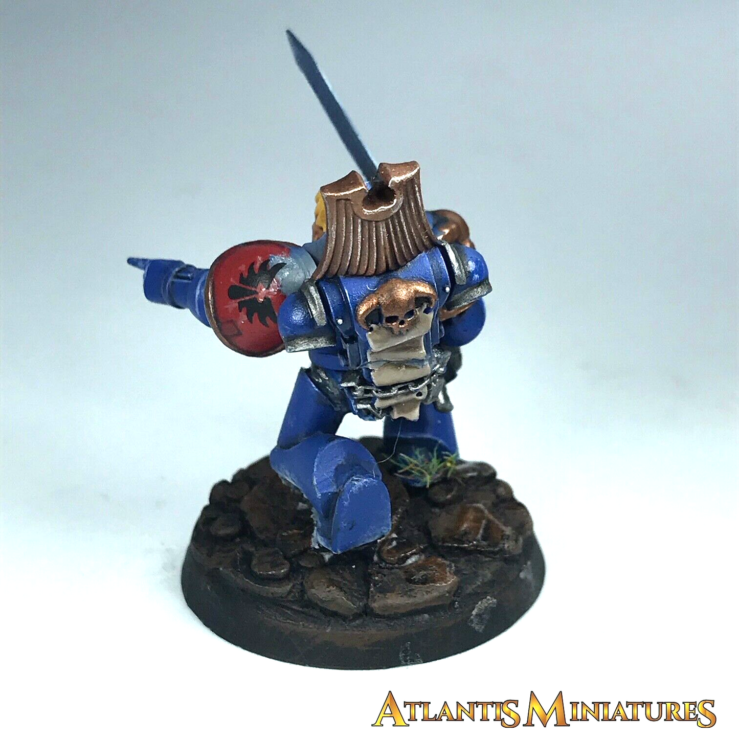 Painted Blood Angel Ultramarine Captain Command Space Marine - Warhammer 40K C7