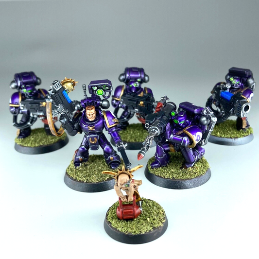 Devastator Squad Space Marines - Painted - Games Workshop Warhammer 40K C2727