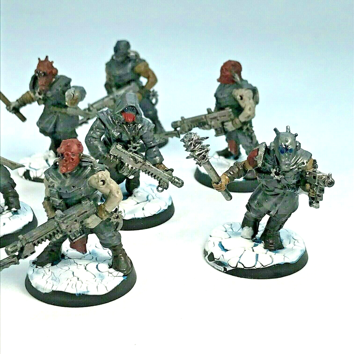 Chaos Space Marine Cultists - Painted - Warhammer 40K C2458