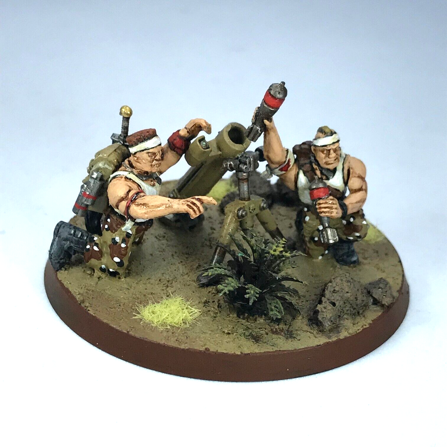 Catachan Mortar Team Imperial Guard - Painted - Warhammer 40K GW C3980