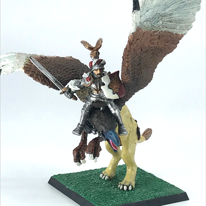 The Empire Elector Count on Griffon - Warhammer Fantasy Games Workshop Metal