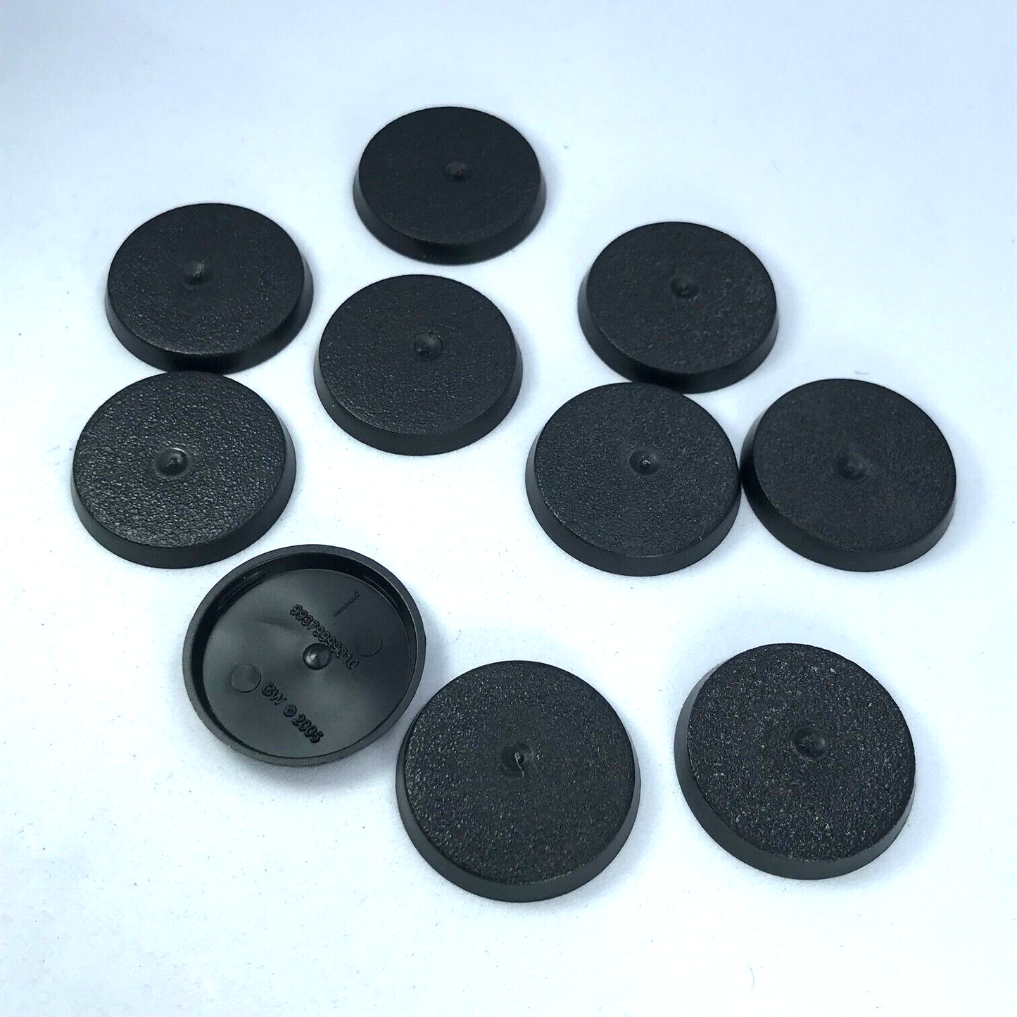 Original GW 2005 25mm Round Bases Non Slotta Warhammer 40K / LOTR X12976