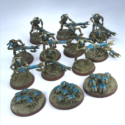 Necron Warrior Squad - Necrons Warriors - Painted - Warhammer 40K C3937