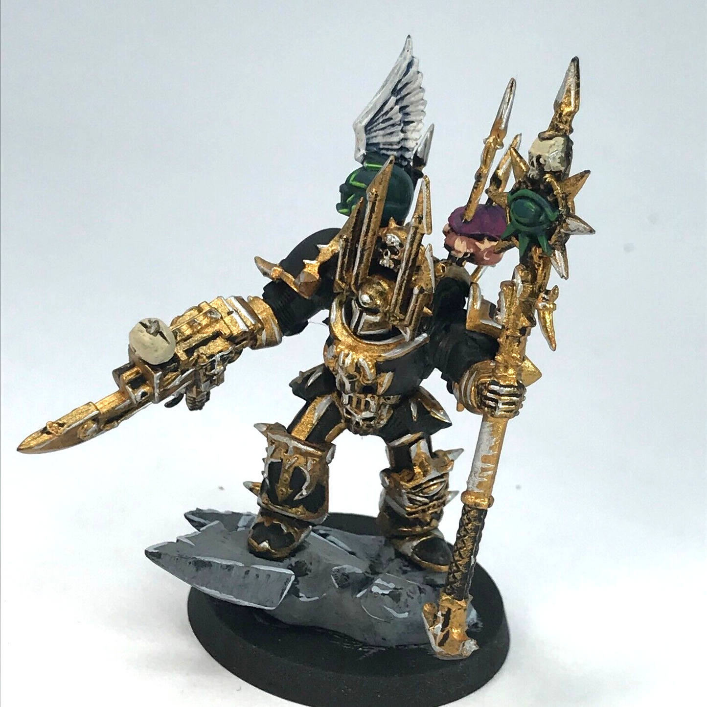 Champion Lord Chaos Space Marines - Painted - Warhammer 40K C2590