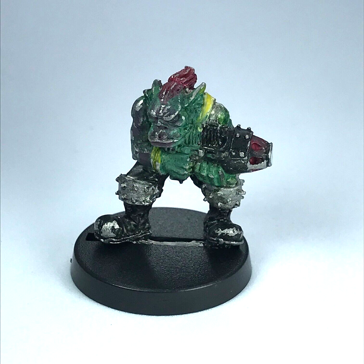 Classic metal space ork trooper dated 1988 - rogue trader - warhammer 40k x12060