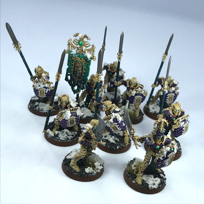 Mortek Guard Ossiarch Bonereapers - Painted - Warhammer Age of Sigmar C3505