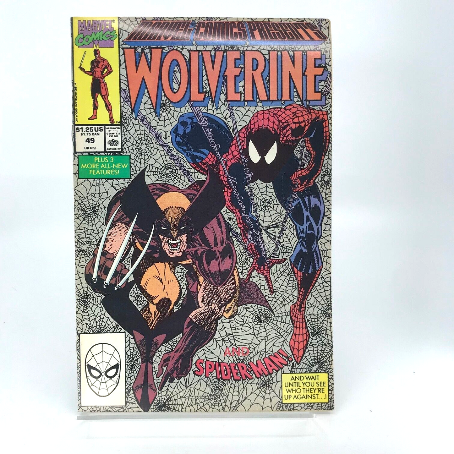 Wolverine and Spiderman Issue 49 - Marvel Comics Present D171