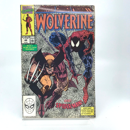 Wolverine and Spiderman Issue 49 - Marvel Comics Present D171