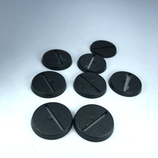 Original Games Workshop 25mm Round Slotta Bases Dated 2005 Warhammer 40K X4603