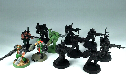 Converted Catachan Cadian Squad mperial Guard (incomplete) - Warhammer 40K C978