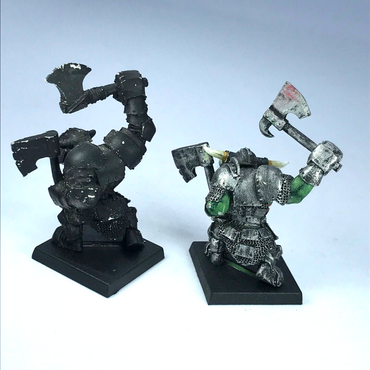 Black Orc Warriors - Orcs & Goblins Warhammer Fantasy Classic Metal X4667