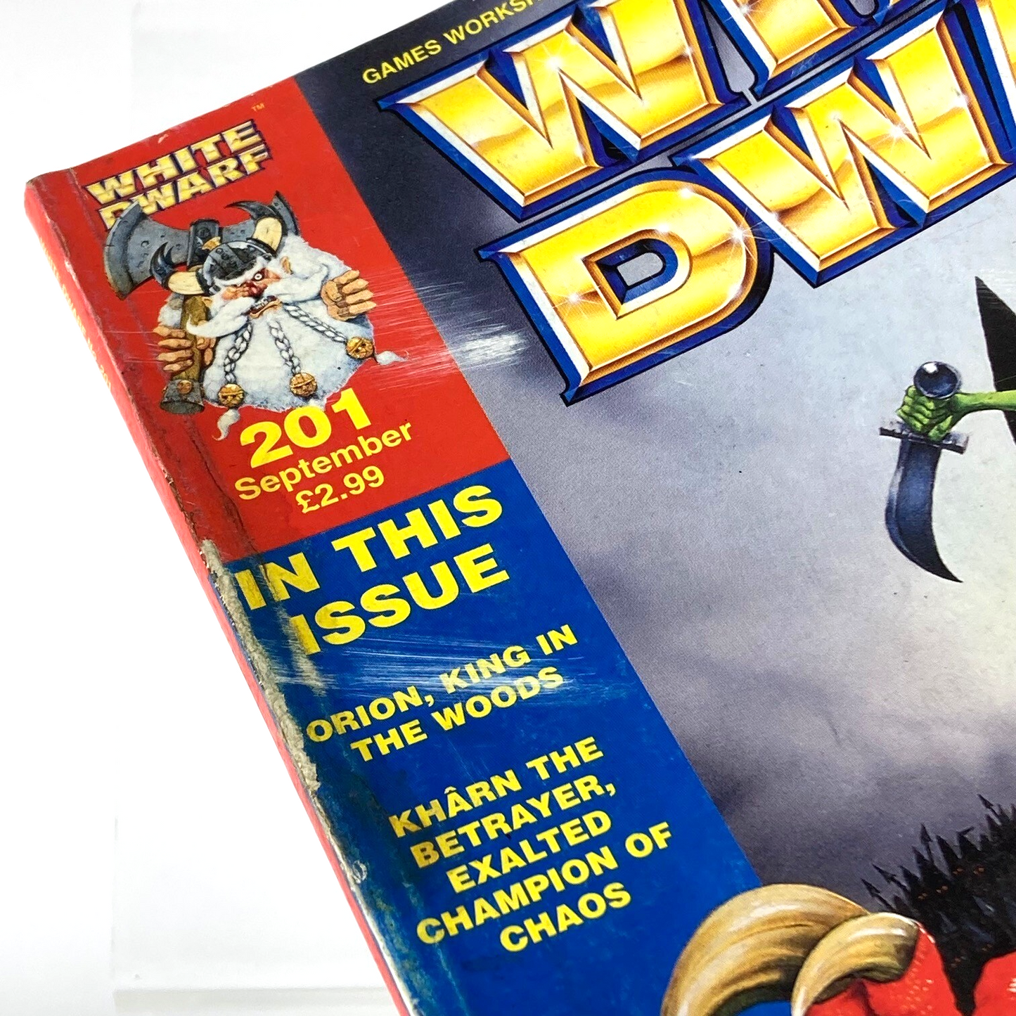 White Dwarf 201 Magazine Games Workshop Warhammer Fantasy 40,000 40K M1318