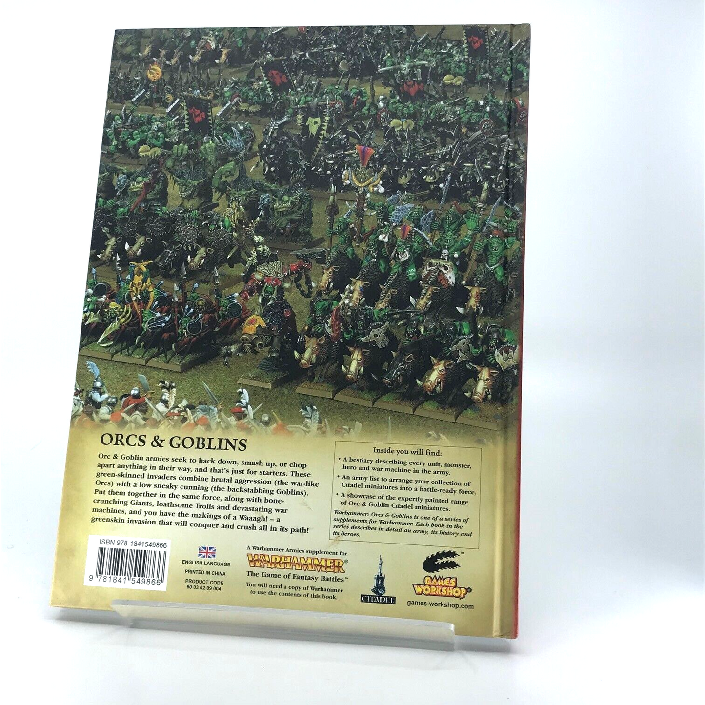 Orcs & Goblins Old World Hardback - Warhammer Fantasy Games Workshop M876