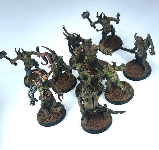 Death Guard Poxwalkers Chaos Space Marines - Painted - Warhammer 40K C698