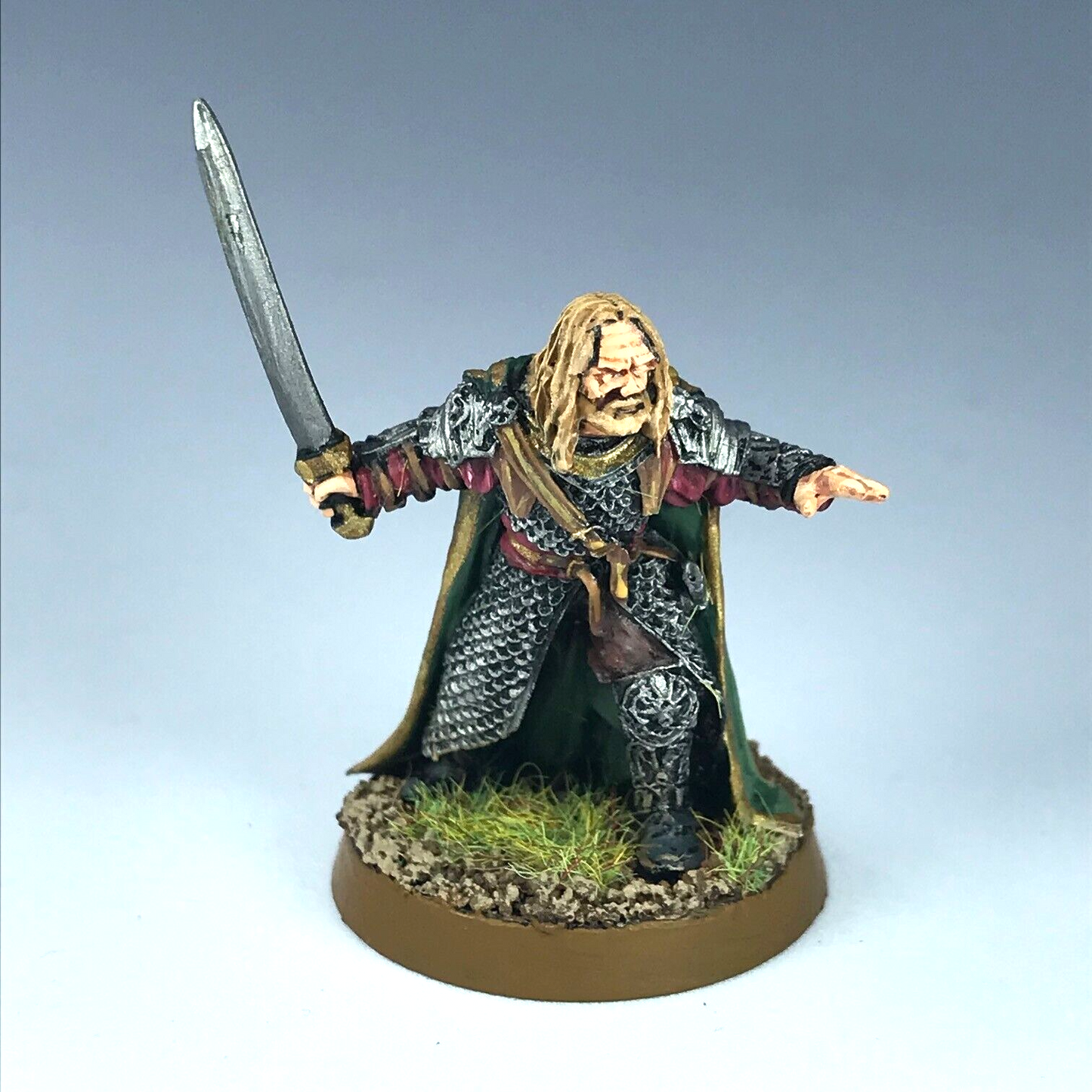 Painted Gamling Rohan Captain - LOTR / Warhammer / Lord of the Rings X11499