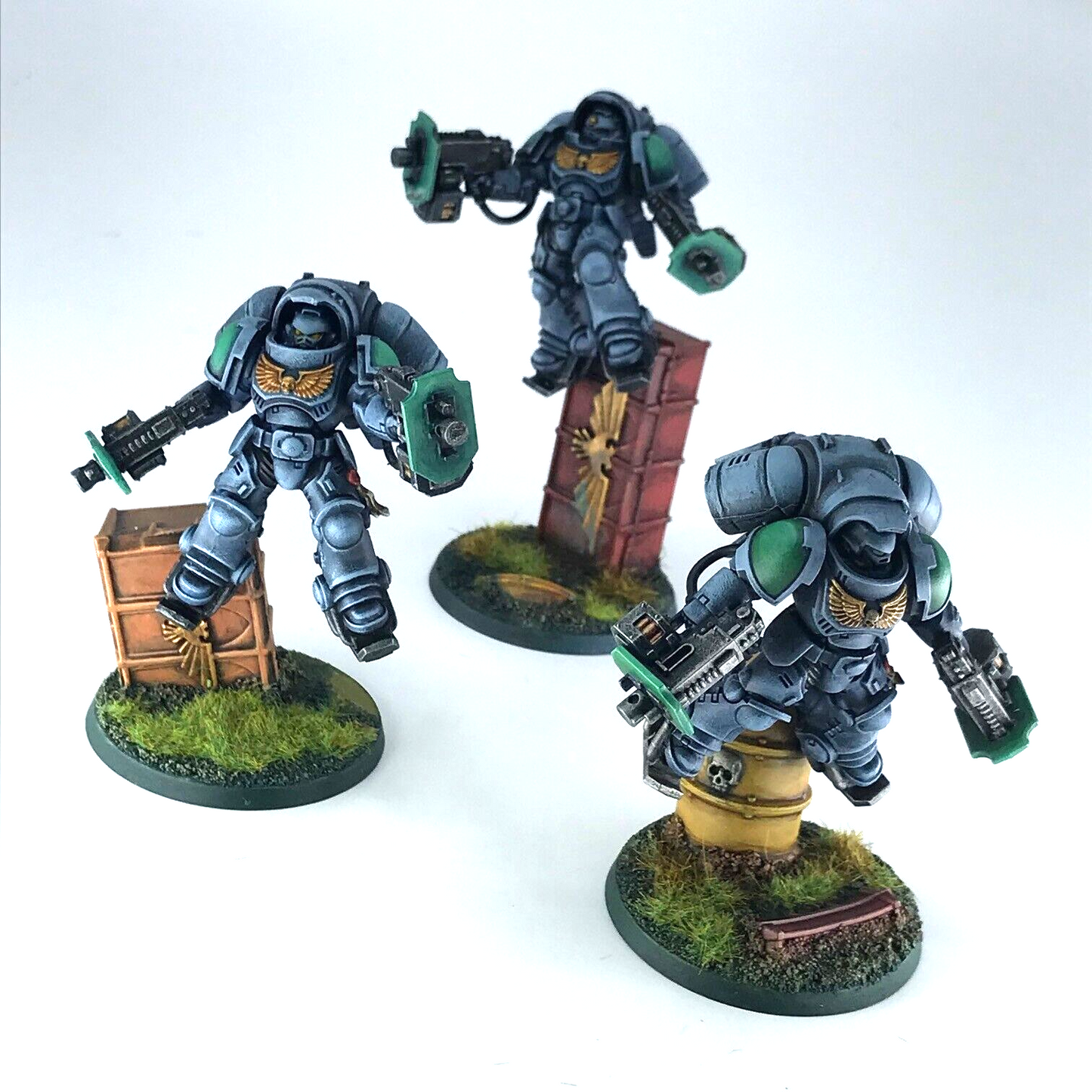 Primaris Inceptors Squad Space Wolves - Painted - Warhammer 40K C657