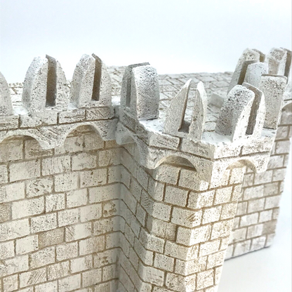 Minas Tirith Castle Wall Scenery Building - LOTR / Warhammer / Lord of the Rings