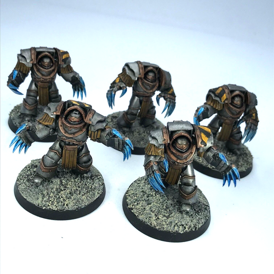 Iron Warriors Legion Cataphractii Terminators Painted - Warhammer  30K 40K C1999