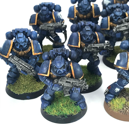 Classic Space Marine Ultramarine Tactical Squad - Painted - Warhammer 40K C2225