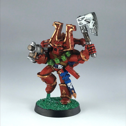 Khorne Beserker Champion Chaos Space Marines - Warhammer 40K Painted Metal X6755