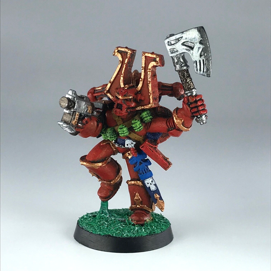 Khorne Beserker Champion Chaos Space Marines - Warhammer 40K Painted Metal X6755