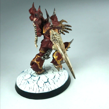 Chaos Space Marine Khorne Champion Command - Painted - Warhammer 40K X8245