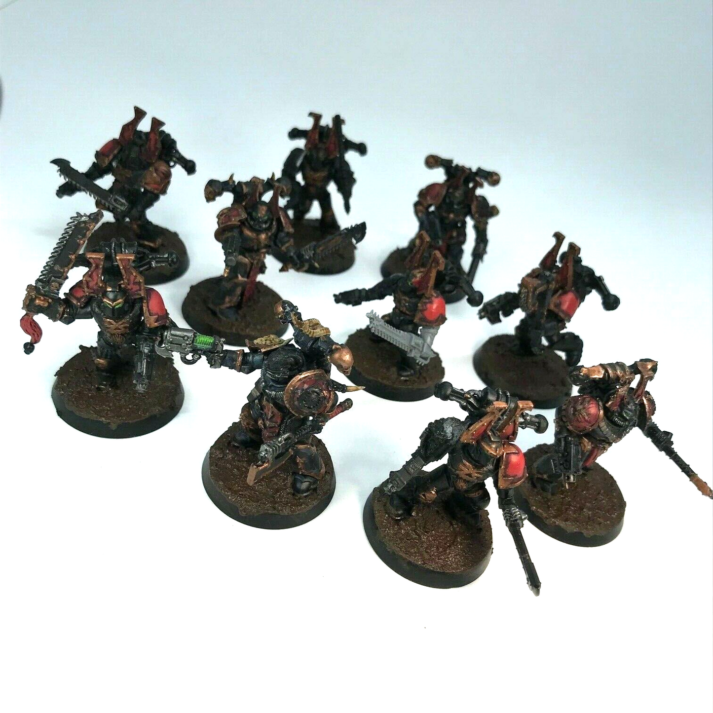 Chaos Space Marines Squad Painted - Warhammer 40K C2309