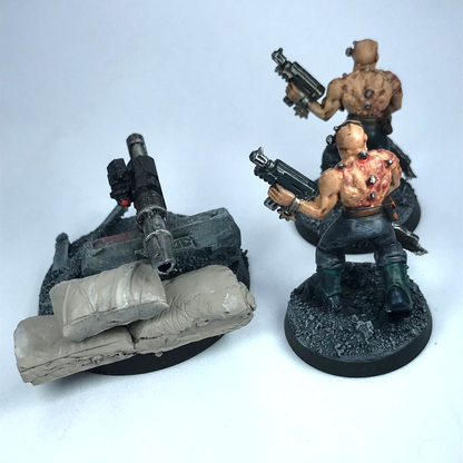 Traitor Guard Cultist Heavy Weapon Team Chaos Space Marines Warhammer 40K X12244