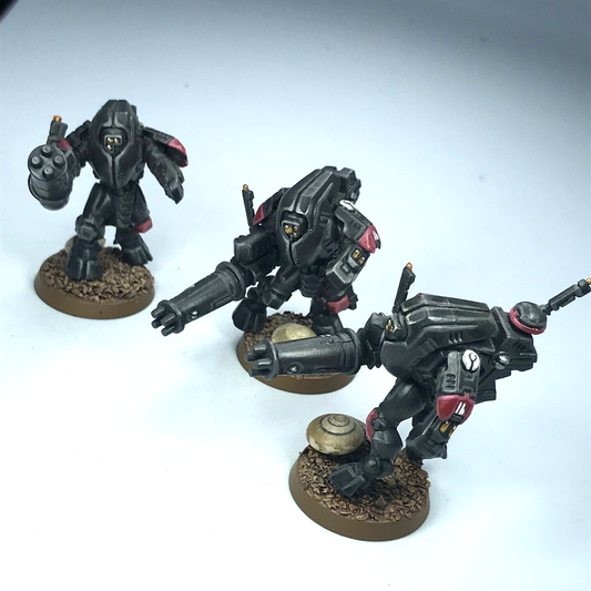 Tau XV25 Stealth Battlesuits T'au Empire - Painted - Warhammer 40K C2052