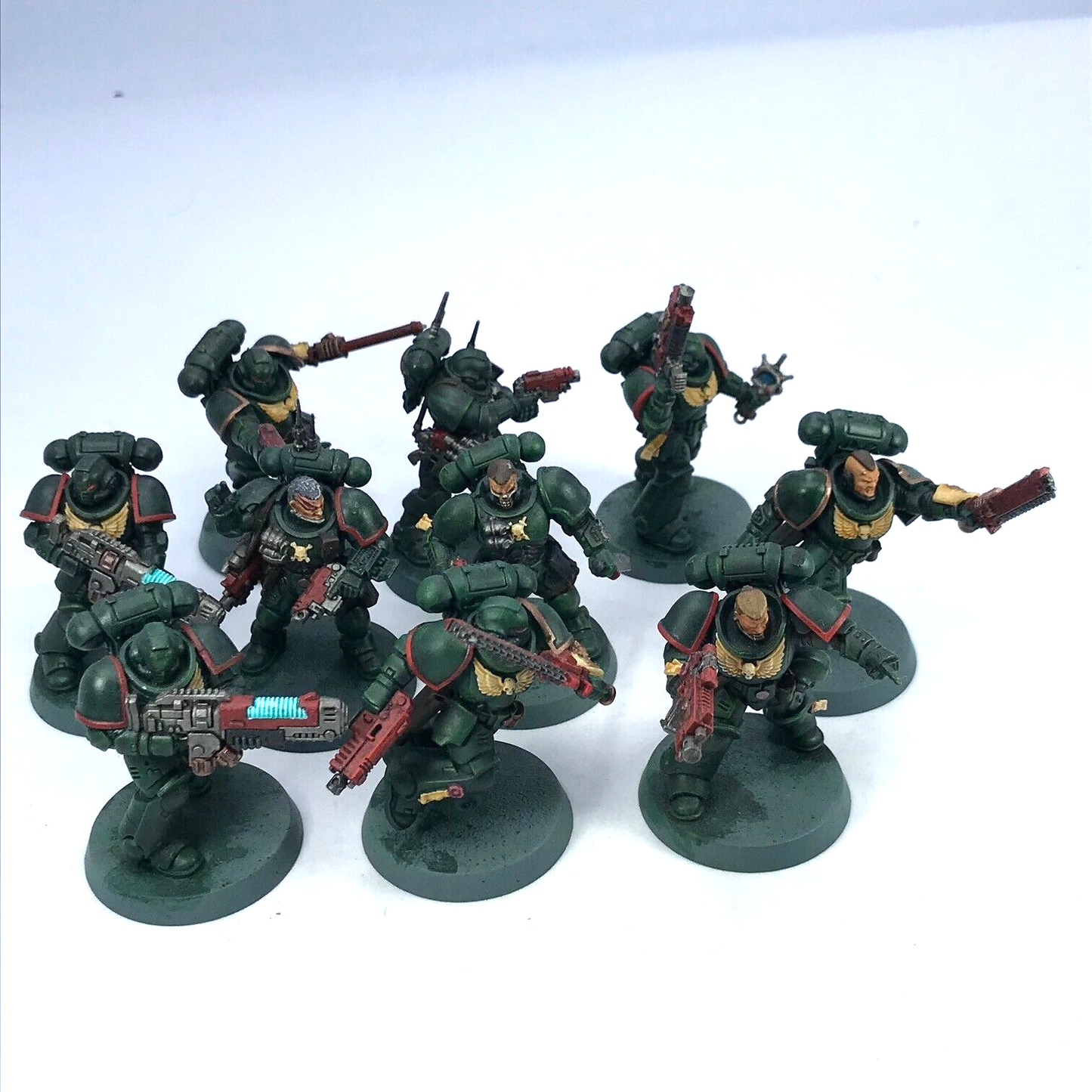 Various Dark Angel Primaris Marines - Painted  - Warhammer 40K C3718