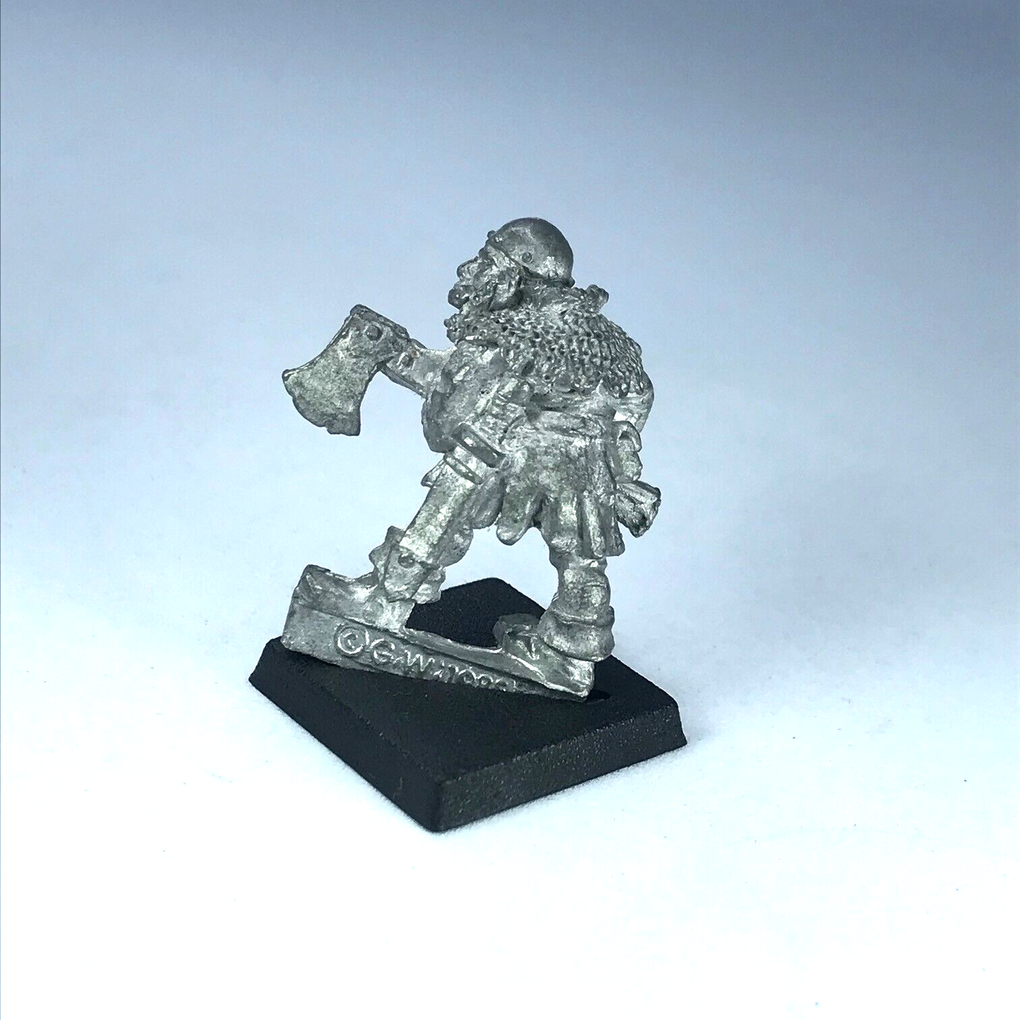 Citadel Fighter Warrior Dated 1985 Warhammer Games Workshop Classic Metal X6115