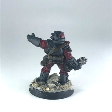 Inquisitorial Stormtrooper Sergeant Imperial Guard - Warhammer 40K Metal X3202