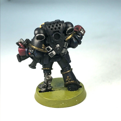 ClassicMetal Space Marine Captain Rogue Trader - Painted - Warhammer 40K X1138