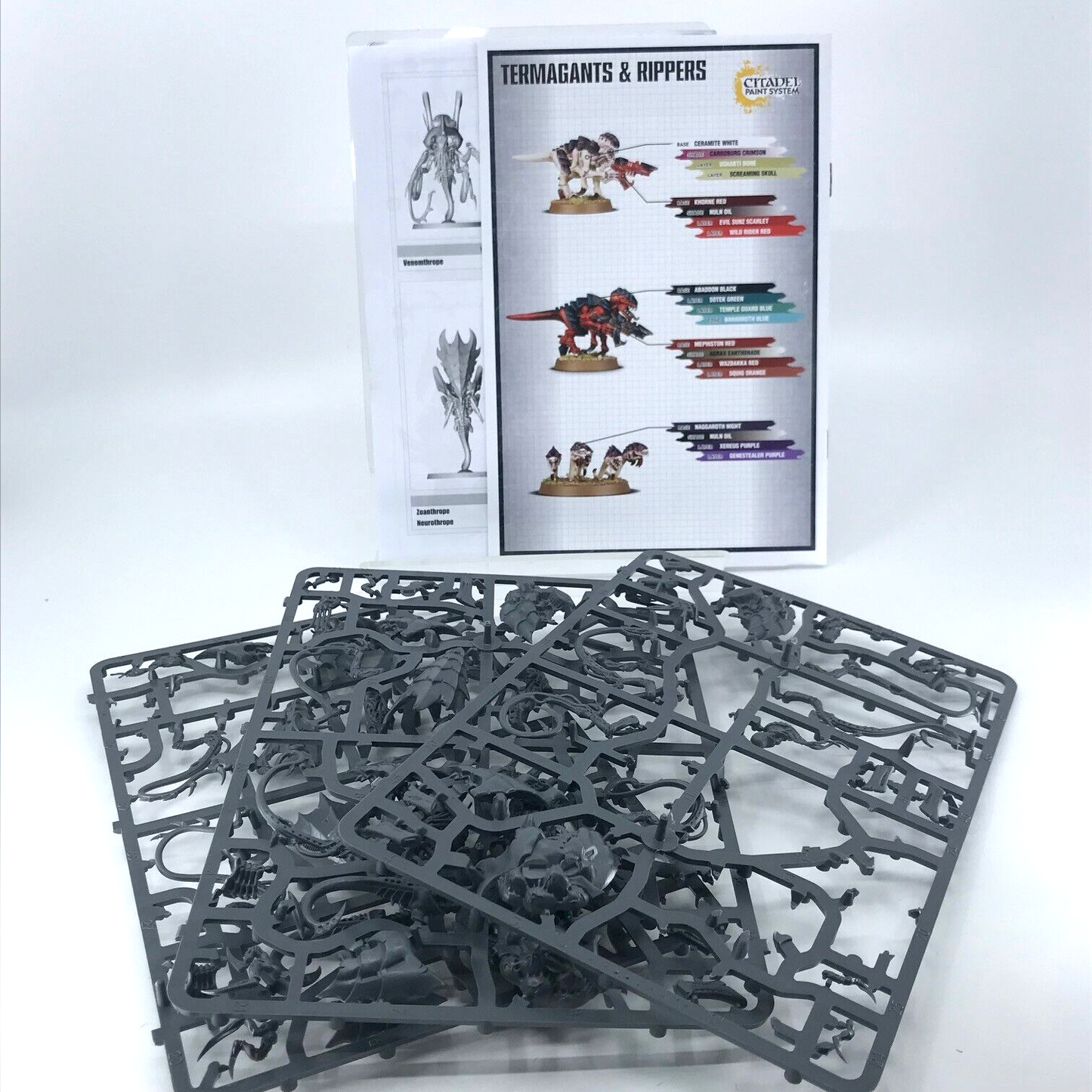 Tyranid Termagants & Rippers Parts on Sprues Spares - Warhammer 40K C7
