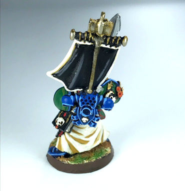 Classic Metal Dark Angels Librarian Space Marine - Painted - Warhammer 40K X102