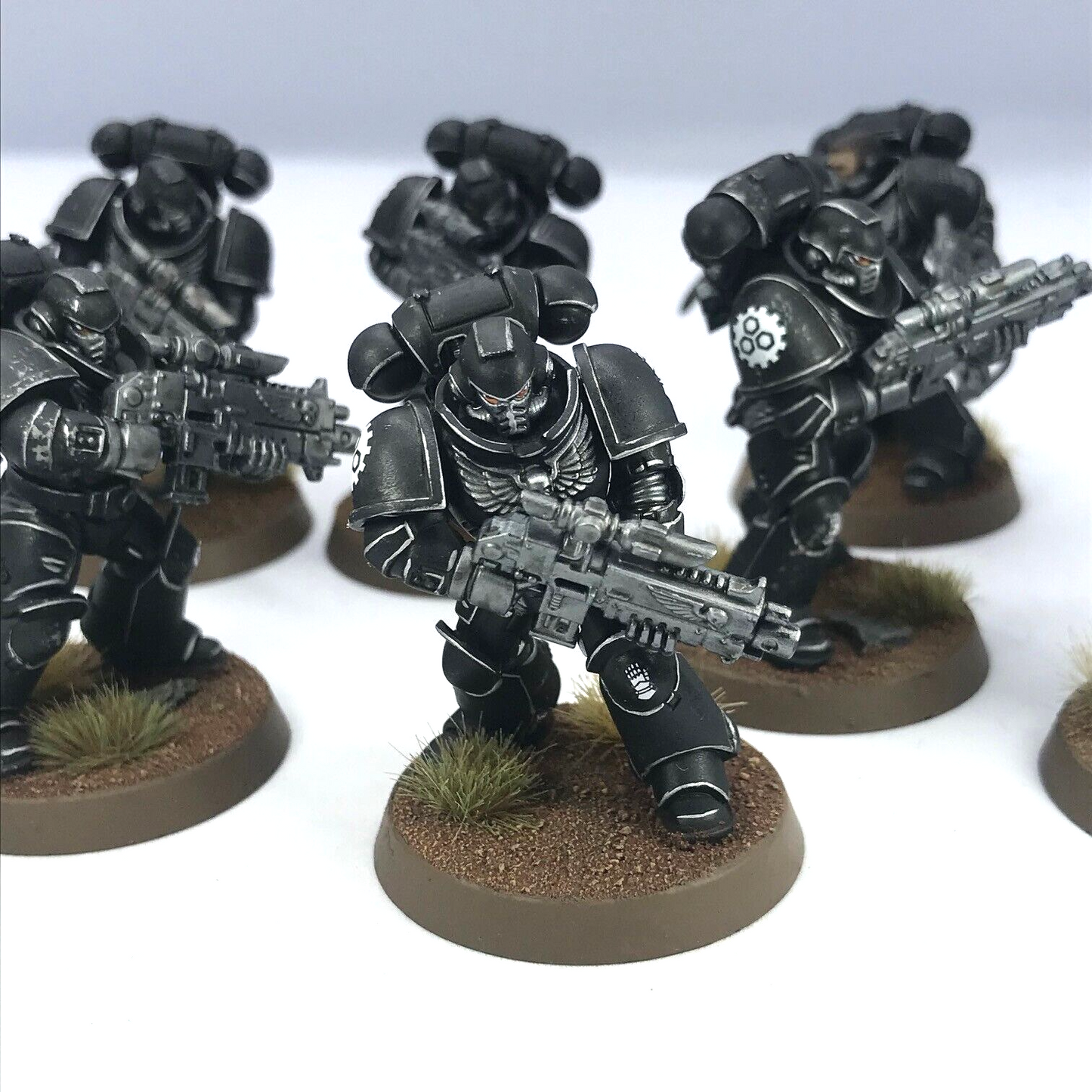 Primaris Intercessors Iron Hands Space Marines - Painted - Warhammer 40K C2949