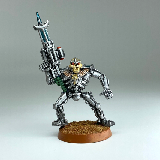 Original Necron Warrior - 1993 - Painted - Warhammer 40K Classic Metal X2141