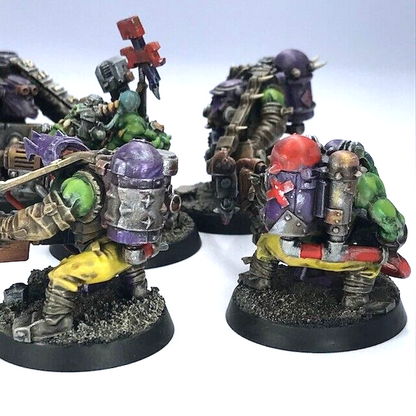 Space Ork Burna Boyz Squad - Painted - Warhammer 40K Games Workshop C1634