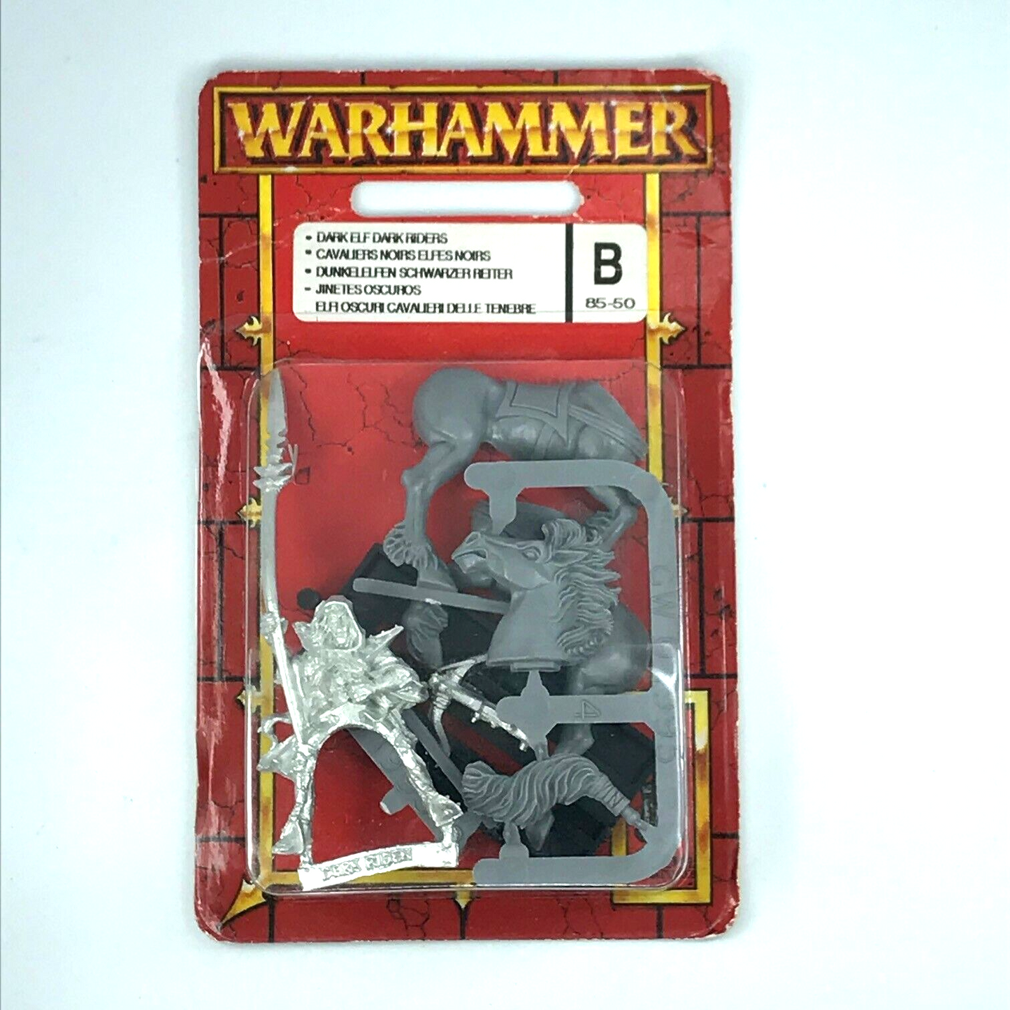 Metal Classic Dark Elves Elf Dark Rider Blister - Warhammer Fantasy C1762