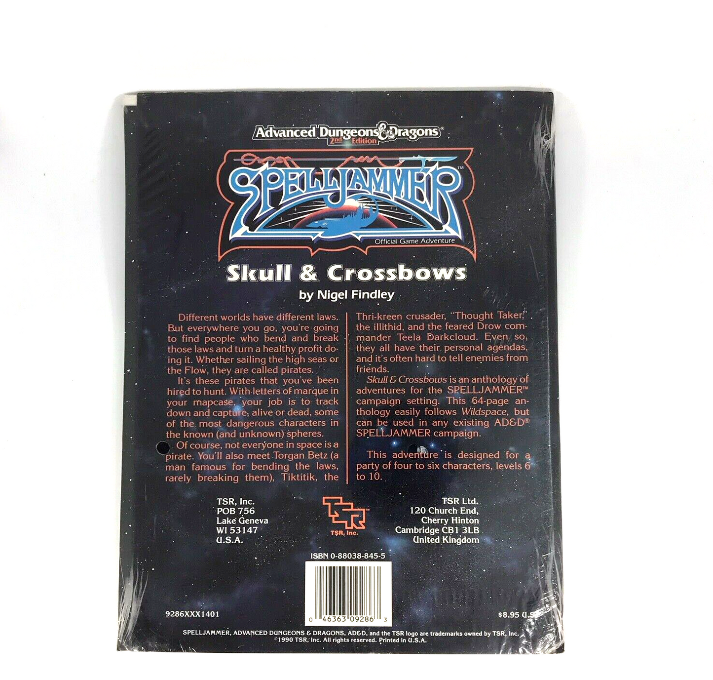 Spelljammer Skull & Crossbows - Shrink Torn - Advanced Dungeons and Dragons M150