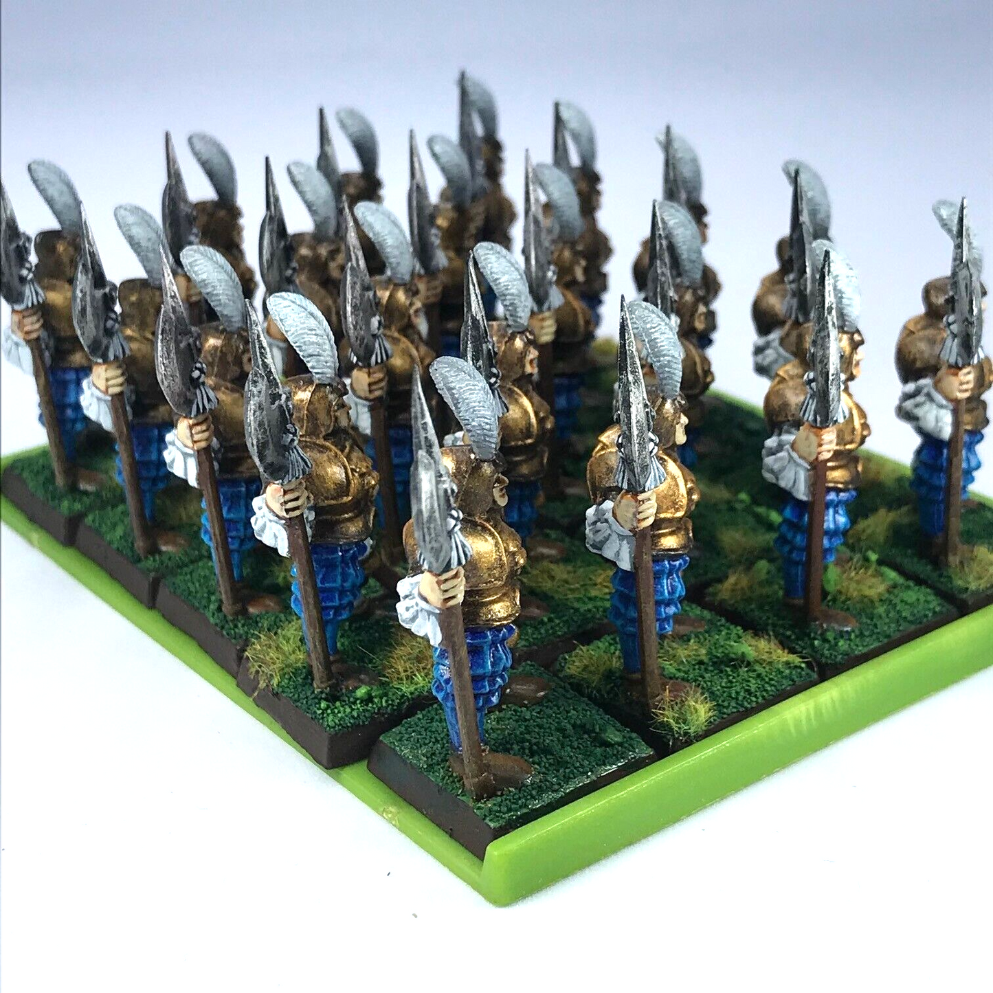 The Empire Halberd Halberdier Infantry Regiment & Tray Warhammer Fantasy Painted