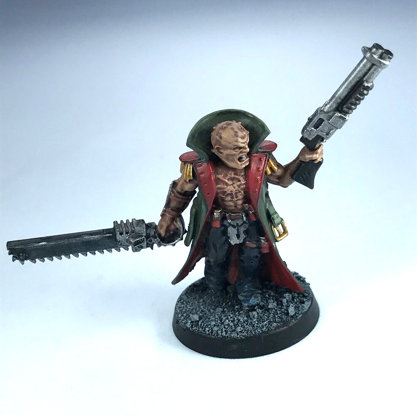 Traitor Guard Cultist Leader Chaos Space Marines - Painted Warhammer 40K X11936