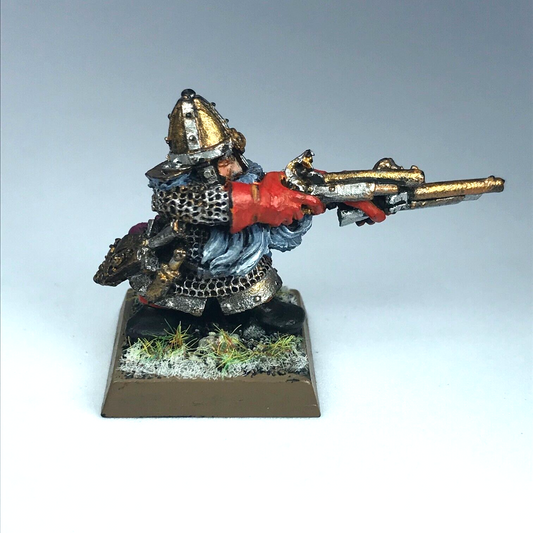 Metal Classic Dwarf Thunderer Champion - Painted - Warhammer Fantasy X10573