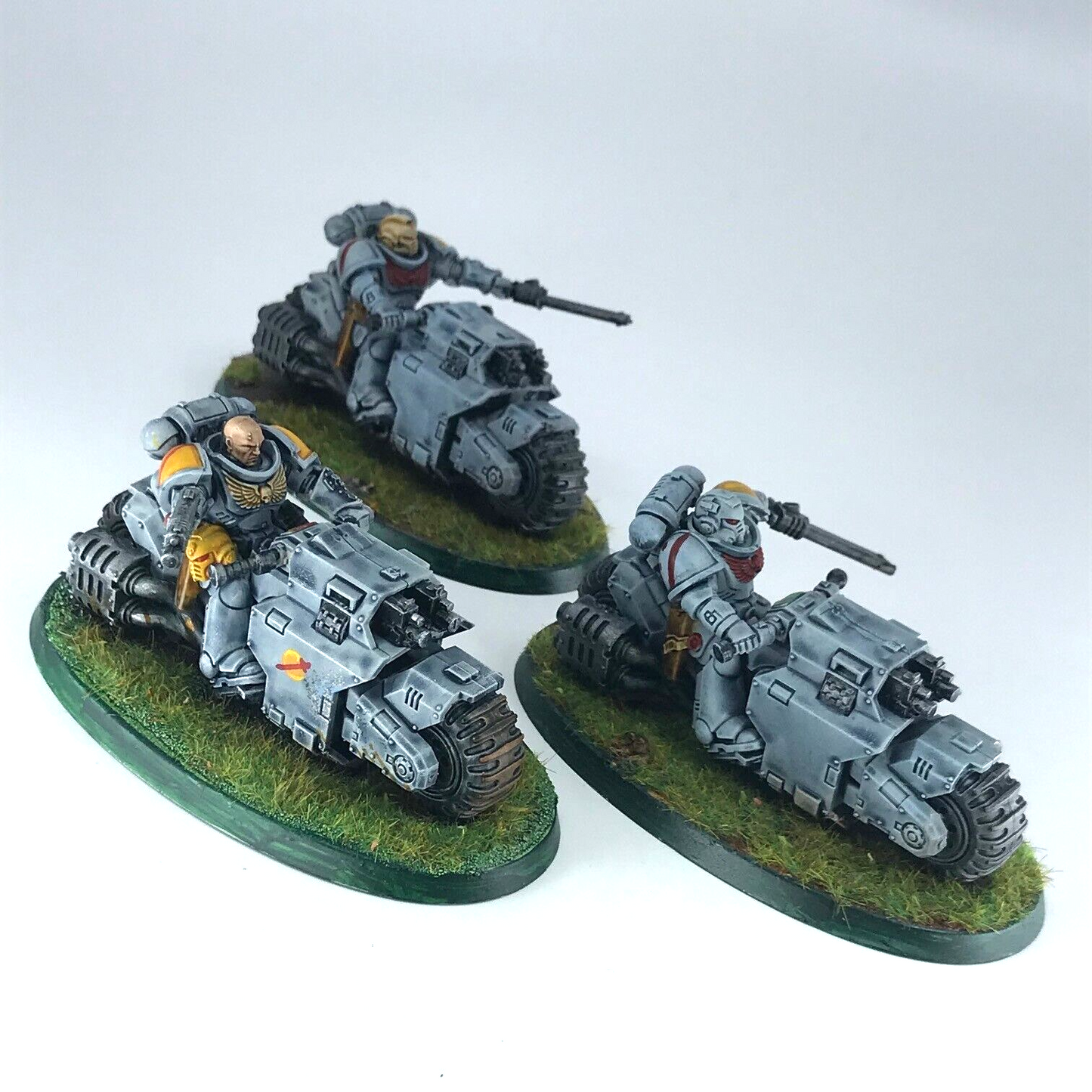 Space Wolves Outrider Squad - Painted - Warhammer 40K Games Workshop C3216