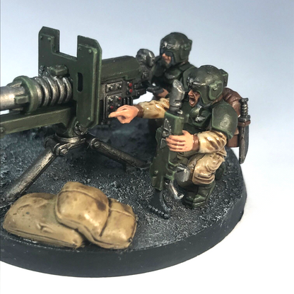 Imperial Guard Cadian Lascannon Astra Militarum - Painted - Warhammer 40K C3967