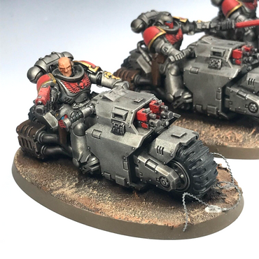 Primaris Outriders Bike Squad Space Marines - Painted - Warhammer 40K C1141