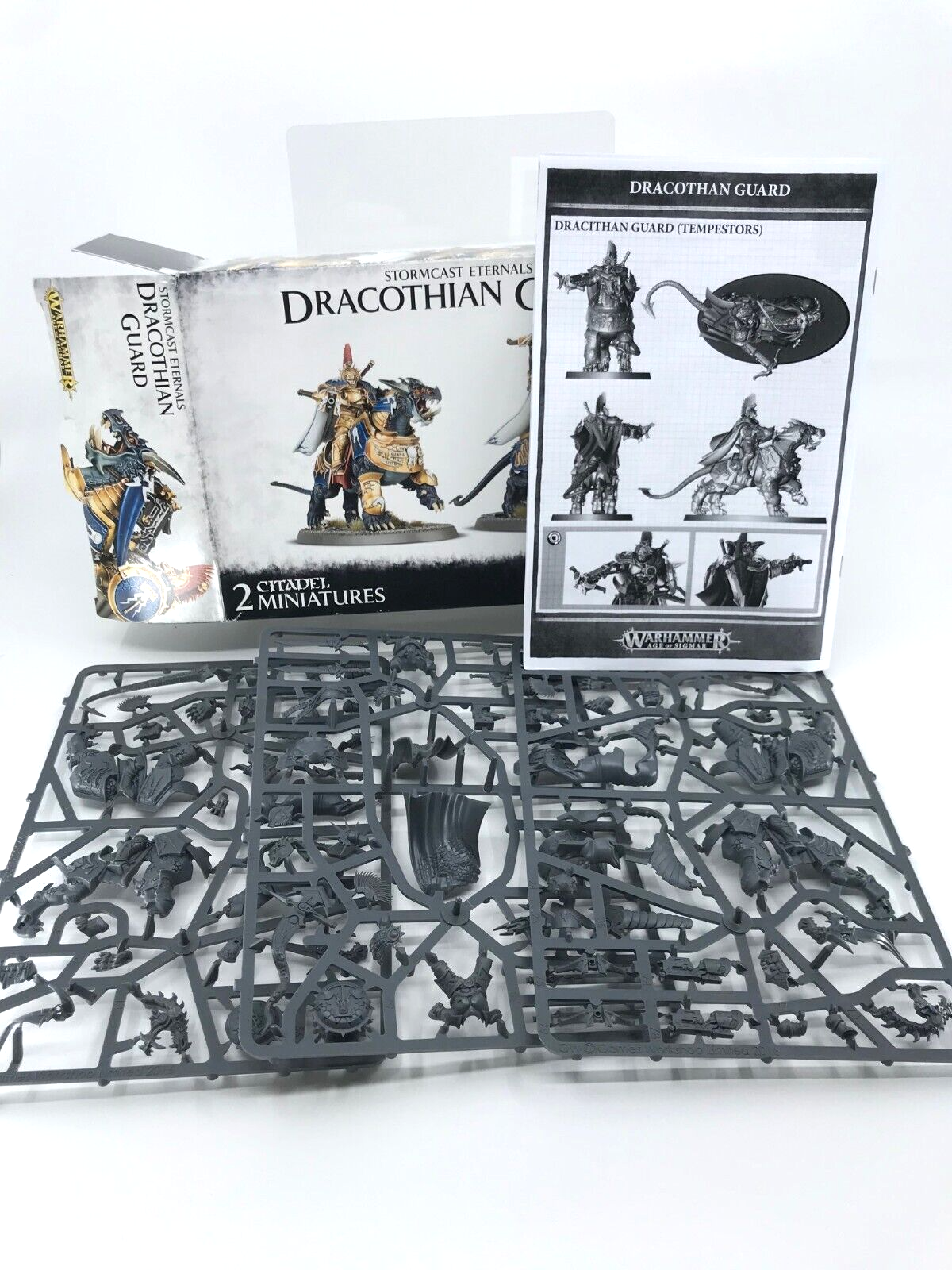 Dracothian Guard Stormcast Eternals - Unbuilt, No Bases Warhammer Age of Sigmar