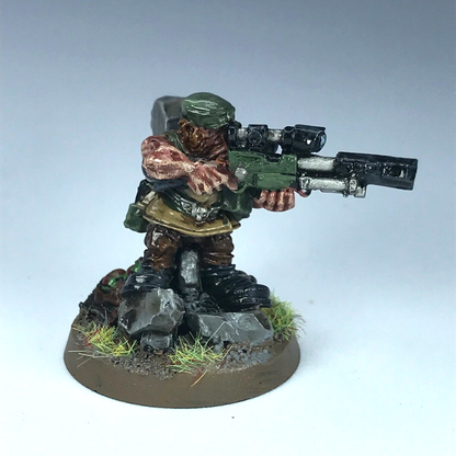 Ratling Sniper Scout Halfling Imperial Guard - Painted - Warhammer 40K  X12476