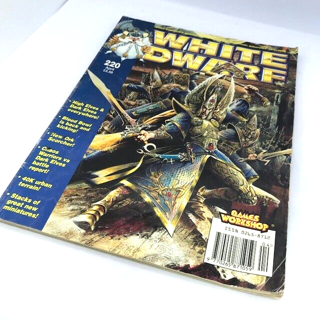 White Dwarf 220 Magazine Games Workshop Warhammer Fantasy 40,000 40K M81